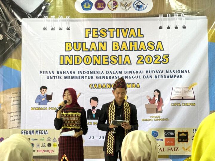 Imabsi FKIP Unila Rayakan Bulan Bahasa Lewat Festival Bulan Bahasa Indonesia 2025